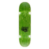 A green LIMOSINE GOONIE skateboard with a black LIMOSINE logo on it.