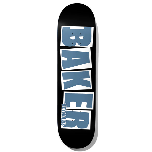 A BAKER skateboard featuring the word Baker and Sammy Baca's signature mellow concave design.
