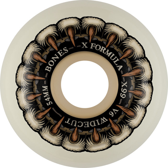 BONES X-FORMULA V6 WIDE-CUT 54MM 99A GRIPPIN WOLF– Bluetile
