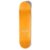A CHOCOLATE skateboard with the logo of CHOCOLATE CAPPS NEU PHAZE on it on a white background.