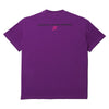 CARPET CO. BRAT TEE PURPLE with the text "a film by Carpet Co." and a small pink star design on the back.