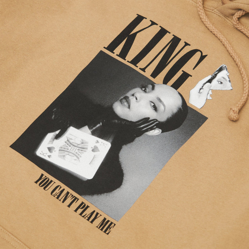 King King Spades hoodie - tan.