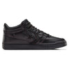 The CONVERSE CONS Remy Taveira Fastbreak Pro Mid in black by CONVERSE features a star logo, high-top design, and flat rubber sole. It includes CX cushioning for added comfort and a durable nubuck upper for style.