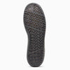 The CONVERSE CONS REMY TAVEIRA FASTBREAK PRO MID BLACK / BLACK shoe features a unique wavy tread pattern with "Converse" embossed on the sole and includes CX cushioning for enhanced comfort.