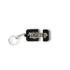 USB flash drive keychain with a black casing and "THANK YOU CREAGER MIX MASTER PLATINUM GUEST MODEL" printed text from THANK YOU brand.