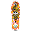 The EVERYBODY SKATES KINGS BIGBOARD 40" deck features an '80s-inspired crowned skull with sunglasses, two dragons, and red and yellow flames on a white background.