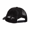 the back of the hat, showing the black mesh and the adjustable snap closure 