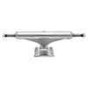 The INDEPENDENT MID 144 FORGED HOLLOW TRUCKS (SET OF TWO) by INDEPENDENT features a lightweight, forged baseplate with four holes for attaching to a skateboard deck.