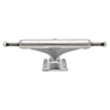 The INDEPENDENT MID 144 FORGED HOLLOW TRUCKS (SET OF TWO) by INDEPENDENT features a lightweight, forged baseplate with four holes for attaching to a skateboard deck.