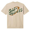A GAS GIANTS ORBIT TEE CREAM t-shirt featuring the phrase "Gas Giants" by GAS GIANTS.
