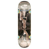 The HARDBODY DURAO CAR UNDERNEATH skateboard deck by HARDBODY measures 8.375" with a 14.375" wheelbase and features detailed car graphics showcasing exhaust pipes and mechanical components on the underside for a stable ride.
