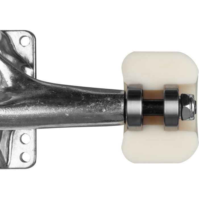 An image of a POWELL PERALTA DF A.A. NANO CUBICS 52X36MM 97A skateboard wheel on a white background.