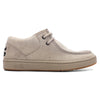 The IPATH CATS TAN SUEDE, a casual shoe by IPATH, boasts a beige suede lace-up design with a thick rubber sole, stitching details, Ortholite insole, and eyelets for laces.