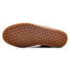 Image of the sole of a shoe with a brown rubber surface and a patterned tread for grip, paired perfectly with the IPATH CATS TAN SUEDE upper for classic style by IPATH.