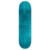 A blue skateboard on a white background showcasing King Strength to Love.