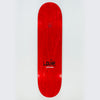 The top of the deck shown in a red stain variant with 'Louie' printed in a hand written style