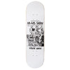A skateboard with a KING NA-KEL SMITH FLYER drawing on it. (Brand Name: King)