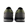 Rear view of NB NUMERIC 770 skate shoes in grey, black, and purple with FuelCell foam, displayed on a white background.
