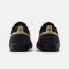 Rear view of the NB Numeric Foy 306 Phantom/Black sneakers featuring a suede texture, showcased on a white background.