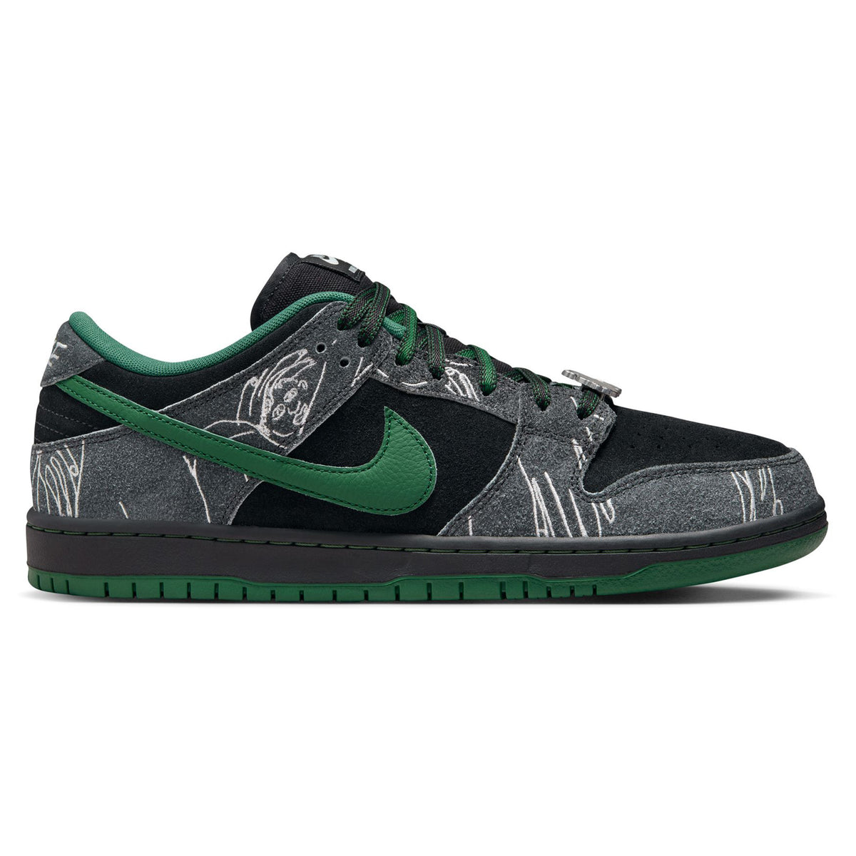 国内配送 NIKE W DUNK LOW SUMMIT WHITE/GORGE GREEN Womens Nike Dunk Low 'Summit White/Gorge Green'