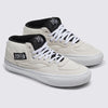 VANS SKATE HALF CAB in white and black, part of the Skate Classics collection. Offers skateboarding performance benefits.