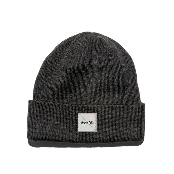 A CHOCOLATE REFLECTIVE WORK BEANIE GREY on a white background.