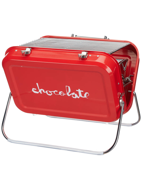 A red box with the word CHOCOLATE SPOT GRILL on it.