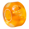 The side of the orange jelly style wheel with a spitfire bighead logo underneath.