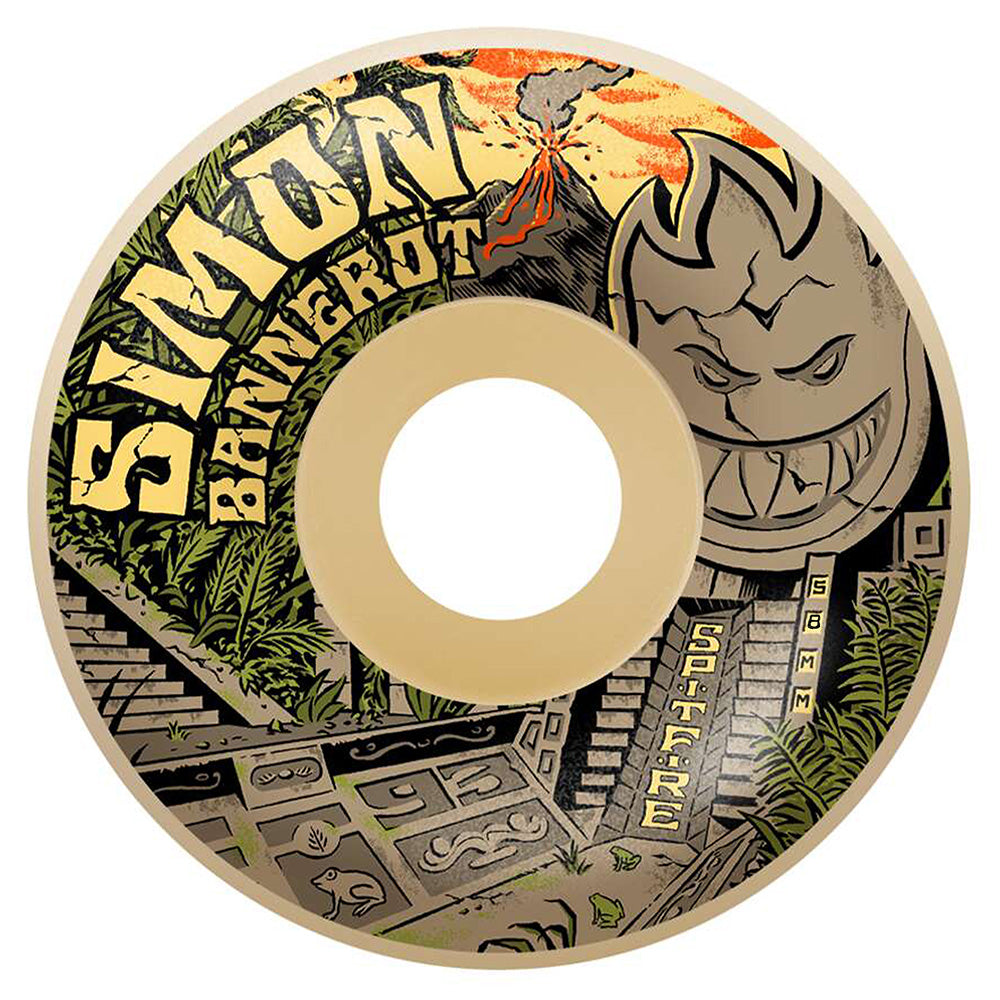 SPITFIRE F4 SIMON SS RADIAL FULL 93D 58MM– Bluetile Skateboards