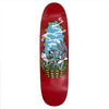 The STRANGELOVE 4/20 BRATRUD NUGGZ RED skateboard deck features Bugs Bunny lounging in a basket among clouds and greenery, with artwork by Todd Bratrud.