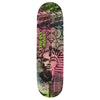 A King skateboard with an image of a powerful woman spreading love.