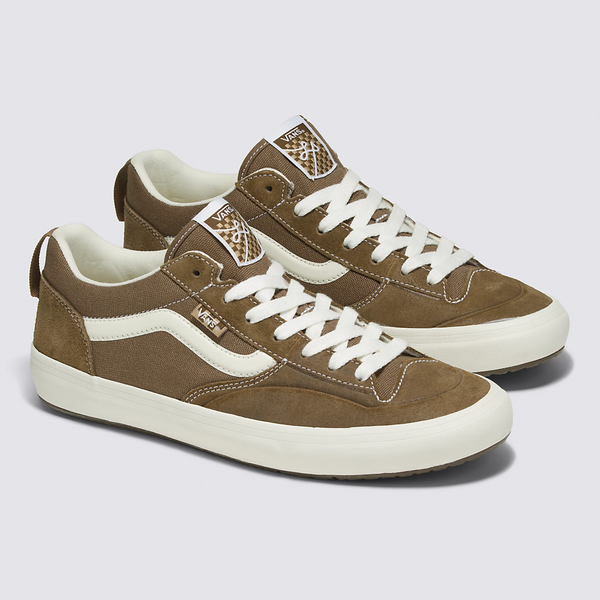 VANS LIZZIE LOW SEPIA / MARSHMALLOW sneakers in brown and white.