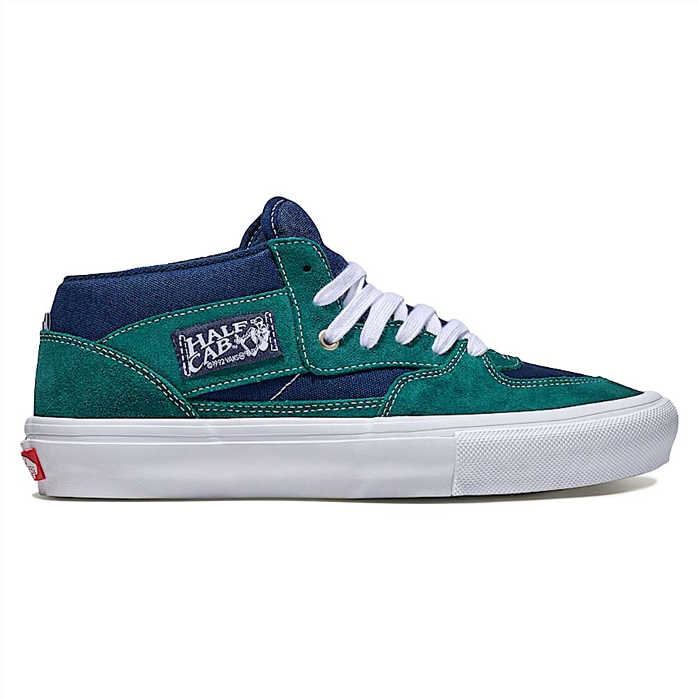 VANS SKATE HALF CAB TARTAN BLUE GREEN