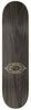 The REAL WAIR FOREST FRIENDS 8.25 by REAL is a dark wood skateboard deck with a geometric gold and white graphic design near the center.