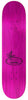 A REAL BROCKEL BADLANDS skateboard with a black logo on it.