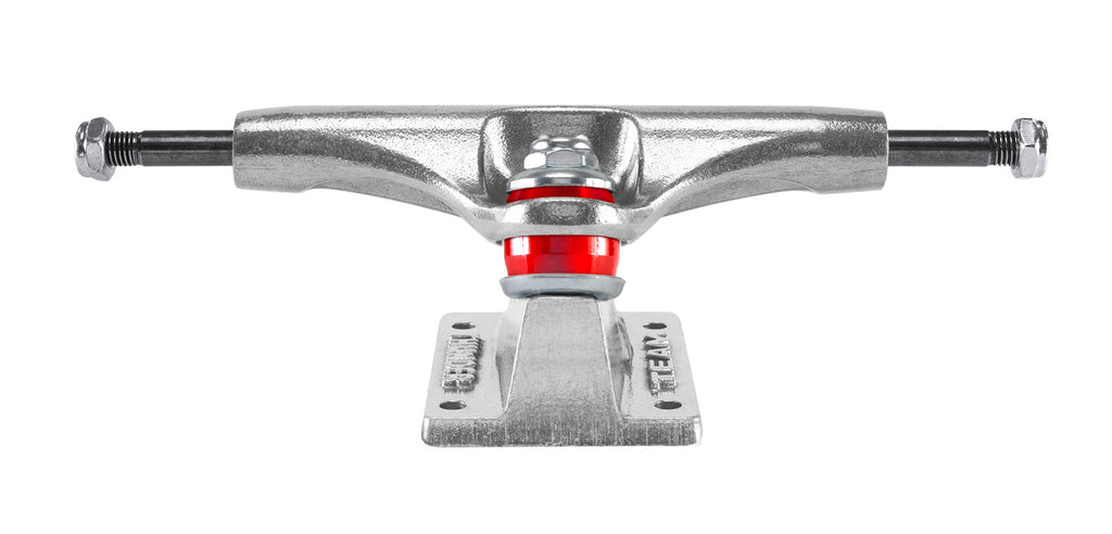 A THUNDER 149 TEAM HOLLOW POLISHED skateboard truck on a white background.