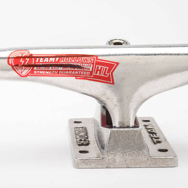 A THUNDER TRUCKS TEAM HOLLOW 148 (SET OF TWO) skateboard truck on a white background.