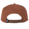 An ANTIHERO Basic Pigeon snapback hat in brown.