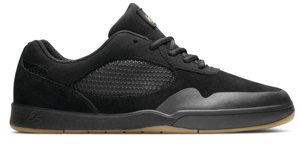 The ES Swift Black / Black / Gum features a rubber cupsole for optimal traction and durability.