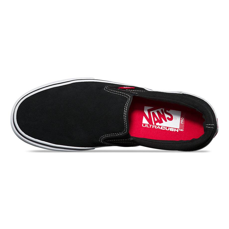 VANS SLIP-ON PRO BLACK / WHITE shoes, offering enhanced performance and durability.