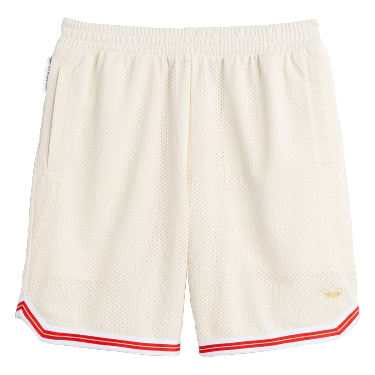 ADIDAS TYSHAWN B BALL SHORTS WHITE / SCARLET– Bluetile Skateboards