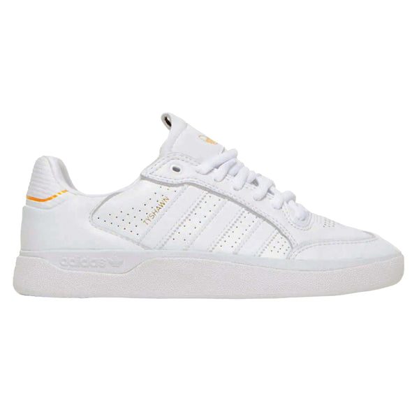 A white ADIDAS TYSHAWN LOW WHITE / WHITE / GOLD sneakers.