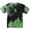 A green and black tie-dyed shirt: COLOR BARS X DC COMICS SWAY WITH ME TIE DYE by COLOR BARS.