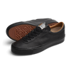Last Resort AB presents the LAST RESORT AB VM001 MILL LEATHER BLACK/BLACK sneaker featuring a gum sole.