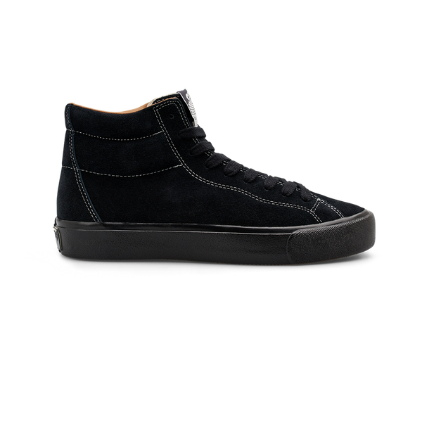 A Last Resort AB VM003 Suede Hi Black/Black/White high top sneaker on a white background.