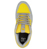 A yellow and grey DC LYNX ZERO GREY / YELLOW shoes on a white background.