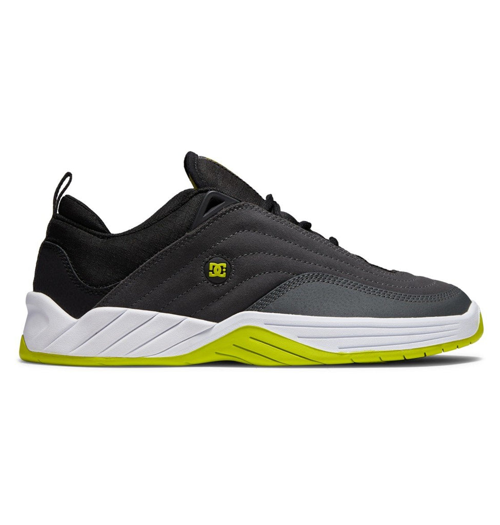 DC shoes - black and lime skate shoes DC WILLIAMS SLIMS GREY / BLACK / GREEN with a slim silhouette inspired by the DC Williams collection.