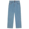 A pair of Dickies Wingville Loose Denim Pant Light Denim jeans on a white background.