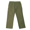A picture of a Dickies Vincent Alvarez denim pant in military green on a white background.