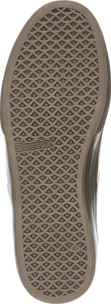An EMERICA WINO STANDARD ANTIQUE WASH shoe with a white sole.